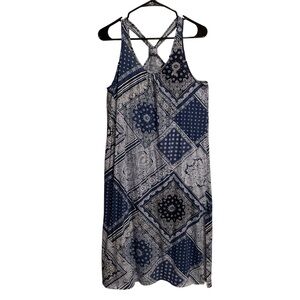 Lauren Ralph Lauren Sleeveless Nightgown‎ Bandana Print Blue
